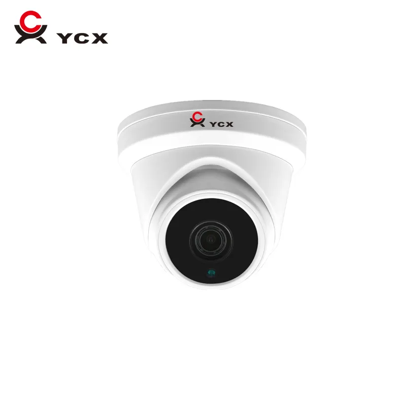2021 YCX Hot Selling 4K/8MP Full HD IP Turret Dome camera With Internal Microphone Optional