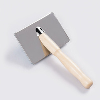 Brosse de toilettage ergonomique en bois pour animaux de compagnie, pour chien et chat de grande et petite taille
