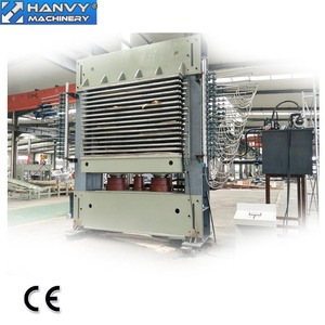 Tự động 800ton Phim phải đối mặt Melamine Ván Ép cán máy 15-20/25 lớp CE giấy chứng nhận - Product Image 3