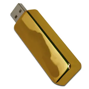 2019 Regalo di promozione Oro Bar 64MB-128GB USB Flash Drive Pen Drive