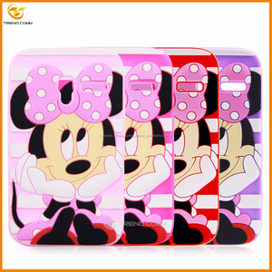 3d de dibujos animados de espesor de silicio cubierta a prueba de golpes para alcatel one touch pixi 3 3.5 4009d - Product Image 1