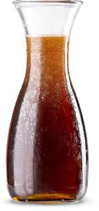 Pompe à eau en verre avec couvercle, dispositif de protection, bec goutte à goutte, pichet à eau Pour réfrigérateur <span class=keywords><strong>1l</strong></span> Pour les jus, citron, thé, lait, vin - Product Image 2
