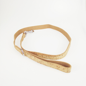 Custom Design Einstellbare Kork Taktische Leder materialien Hanf Gurtband Hunde geschirr Kleine Hunde geschirr Leine Set - Product Image 3