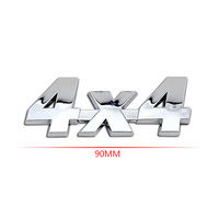 FR TYPER 4X4 R1 4WD ספורט כוונון מירוץ פלסטיק ABS chrome רכב מדבקת לוגו 3D custom רכב לוגו