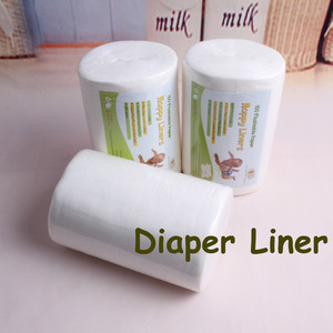Biodegradable y desechable pañal liners, paño desechable bebé forro pañal, bambú suave forro pañal - Product Image 2