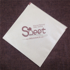 Custom Printed Double Open Pocket Oilproof GreaseProof Bread Waffle Burger Sandwich <strong>Donuts</strong> L-shape Triangle Shaped Paper <strong>Bag</strong> - Product Image 4