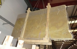 Carrelage de marbre poli, 1 pièce, grand prix, jaune, Beige, marbré, espagnol or - Product Image 3