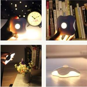 Lámpara de Pared de Diseño <span class=keywords><strong>Cretive</strong></span> Mini LED Luces de La Noche Del Sensor Humano Lámpara de Inducción Auto Motion Sensor de Luz - Product Image 4