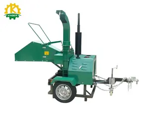 Small wood chipper machine in India with 22hp diesel engine