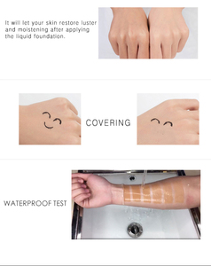 Cosmétiques vendeur offre échantillon bouteille en verre 12 couleurs couverture complète marque privée étanche maquillage naturel fond de teint liquide
