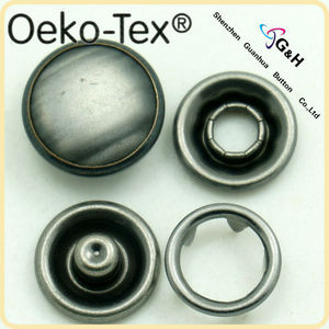 Bán buôn nút chụp ngọc trai đầy màu sắc với bốn phần - Product Image 5