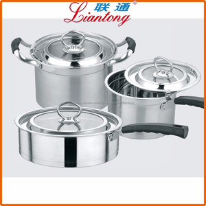 2017 nouveaux produits chauds LianTong Marque ustensiles de cuisine <span class=keywords><strong>non</strong></span> bâton frit pan soupe pot <span class=keywords><strong>et</strong></span> pot à lait dans un ensemble - Product Image 1