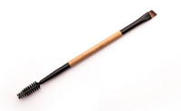 Crayon à sourcils avec brosse à cils, mini-brosses à sourcils et à cils pour le maquillage, baguette de mascara, brosse à sourcils en nylon noir pour les yeux