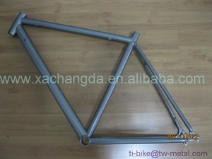 Alta luz y barato marco de bicicleta de carretera 700c carreras de bicicleta de titanio marco de Titanio en china - Product Image 1
