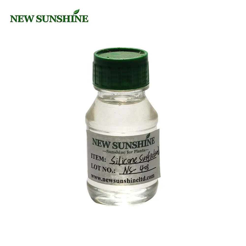 Fórmula de emulsión de aceite de ricino, NS-408 de surfactante de silicona agrícola para agente de activación