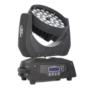 Projecteur de lumière à tête mobile, éclairage de scène led 10w rgbw 4 en 1 lavage lavage de scène 36 pièces