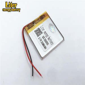 Hot Sale 283035 3,7 V 350 mAh battery rechargeable polymer Li-polímero LiPo lithium Battery's warehousing - Product Image 4
