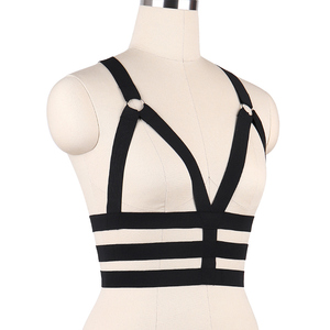 Jianhong mujeres <span class=keywords><strong>sexy</strong></span> ropa interior bondage arnés jaula sujetador danza sujetador elástico O0083 - Product Image 3