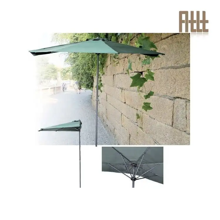 Migliore qualità utilizzato patio awou5043 sole giardino mezza ombrello parasole giardino mezza parasole