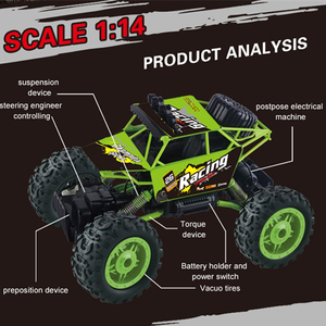 1:14 drift climbing remote control rc off road car toys - Product Image 5