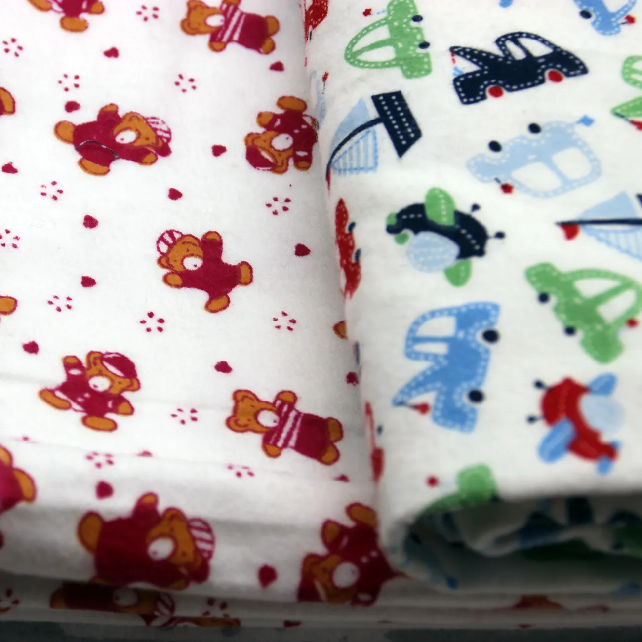 cheap animal printed woven flannel fabric for babyblanket