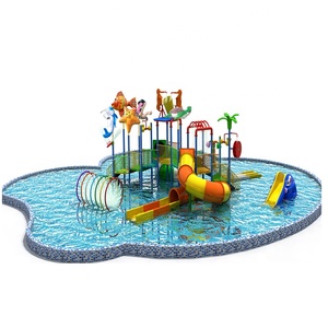 Tube en fibre de verre slip <span class=keywords><strong>aqua</strong></span> park manèges équipement enfants splash pad amusant pulvérisation sol splash pad amusant toboggan en plastique - Product Image 1