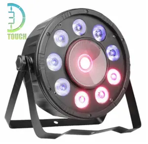 Lâmpada led de 120w para discoteca, à bateria, cob, palco, luz par dmx512 com 9rgb, luz de palco para dj, concerto