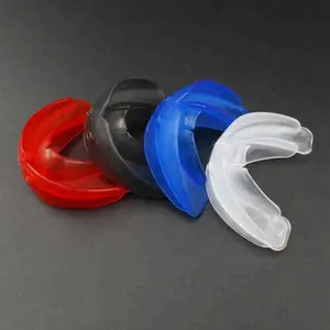 Weiche EVA Kunststoff Zwei Schichten Basketball Mund Schutz