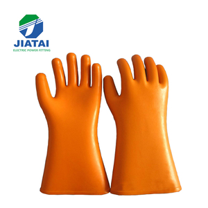 Gants isolés électriques, 10 pièces, résistants à l'huile, en caoutchouc - Product Image 3