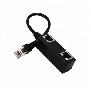 Câble Répartiteur <span class=keywords><strong>Ethernet</strong></span> RJ45, RJ45 1 Mâle vers 2 Femelles, Connecteur Réseau LAN, Coupleur - Product Image 4