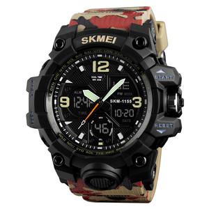Montre de sport personnalisée <span class=keywords><strong>SKMEI</strong></span> 1155, étanche à 50 mètres, montre numérique pour homme - Product Image 6