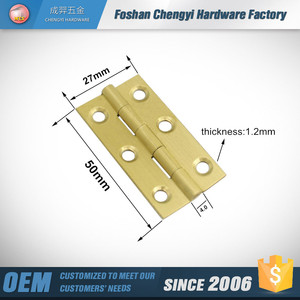 2 inch nhỏ Brass cửa trang trí bản lề đối với trang sức hộp gỗ - Product Image 3