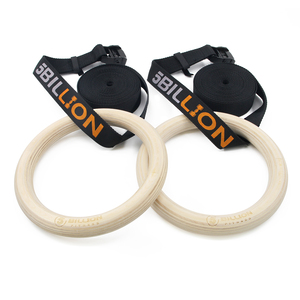 In Stock Hot Sale High Quality Gymnastic <strong>Rings</strong> Wooden Gym <strong>Rings</strong> - Product Image 5