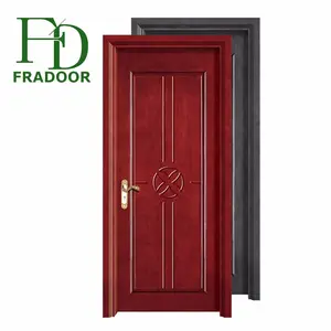 Factory Price Wood Panel Bedroom Door Designs Saudi Arabia/Iraq