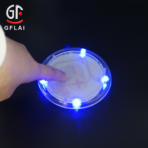 <span class=keywords><strong>Light</strong></span> up hẹn giờ thân thiện với môi bên Quà tặng khuyến mãi uống Glow Sticker chai cup Mat LED Coaster uống nhắc nhở tùy chỉnh - Product Image 6