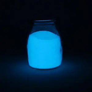3 Màu UV Ánh Sáng Hấp Thụ Strontium Aluminate Phát Quang Phát Sáng Trong Bột Màu Tối Cho Mực Và Sơn