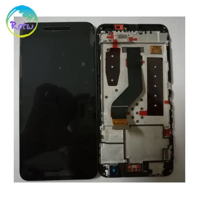 OEM LCD תצוגת מסך מגע Digitizer עצרת עם החלפת מסגרת עבור Huawei google nexus 6 P LCD