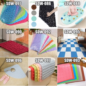 Китайский завод, аксессуары для ванной комнаты, абсорбирующий Антибактериальный нескользящий ПВХ, роскошный оригинальный многоразмерный коврик для ванной - Product Image 2