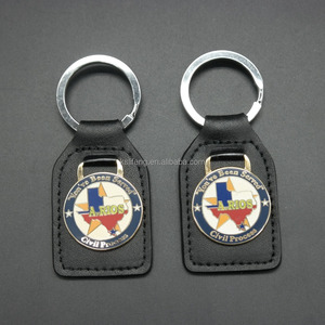 Key FOB Bán Buôn Keychain Da Đen Masonic Keychain - Product Image 3