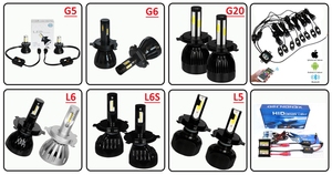 China proveedor de partes de automóviles 4000LM 40 W LED linterna del coche, D2 D4 kit del faro del LED, auto llevó <span class=keywords><strong>la</strong></span> linterna - Product Image 5