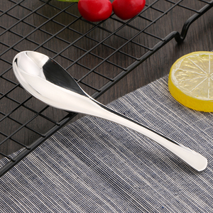 Cucharas De Acero Inoxidable Mirror Polish Dinner Big Round 304 cucchiaio da minestra in acciaio inossidabile - Product Image 4