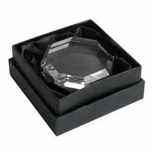 Octagonal Blank Glass Paperweights Wholesale