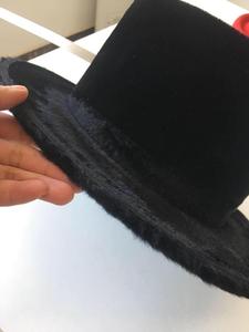 Chapeau en feutre de fourrure de lapin brossé à cheveux longs pour hommes rétro <span class=keywords><strong>Borsalino</strong></span> Chapeau Fedora pour vêtements de fête et collection - Product Image 3