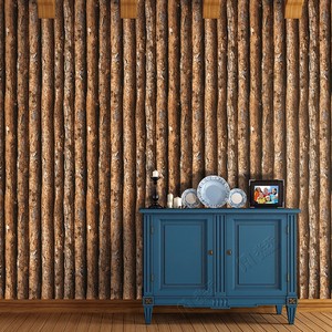 Papel Tapiz 3D Económico para Decoración de Habitaciones, Diseño de Madera 3D - Product Image 1
