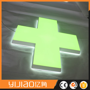 luz <span class=keywords><strong>led</strong></span> luminoso doble cara frontal y trasera <span class=keywords><strong>rotulo</strong></span> <span class=keywords><strong>corporeo</strong></span> 3D para publicidad en centro comercial - Product Image 5
