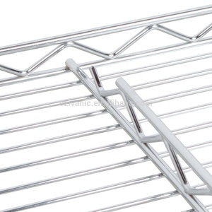 48-Inch Wide x 72-Inch High x 18-Inch <strong>Deep</strong> Decorative Chrome Wire <strong>Shelving</strong> Unit Heavy Duty 5-Tier Steel <strong>Shelving</strong> - Product Image 6
