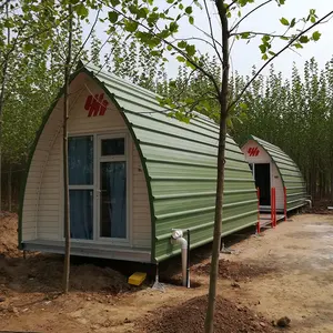 AH-AL019露营地建造的豪华设计便携式办公室小屋