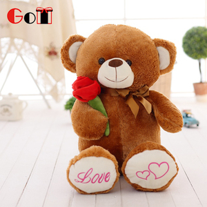 Coloré Ours en peluche Personnalisé En Peluche Jouet Ours En Gros <span class=keywords><strong>Je</strong></span> <span class=keywords><strong>T</strong></span>'aime Romantique Ours En Peluche - Product Image 1