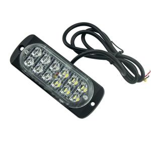 Luci per Auto 2023 LED Sottili 12 LED 36W Luce Stroboscopica di Avvertimento Verde Lampada Lampeggiante LED 12V Luce di Emergenza LED 12V-24V - Product Image 1