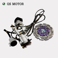 Kits de conversion de moteur de voiture électrique QS 205 3000W V3 72V 90KPH, kits de conversion de moteur de moyeu sans balais pour voiture